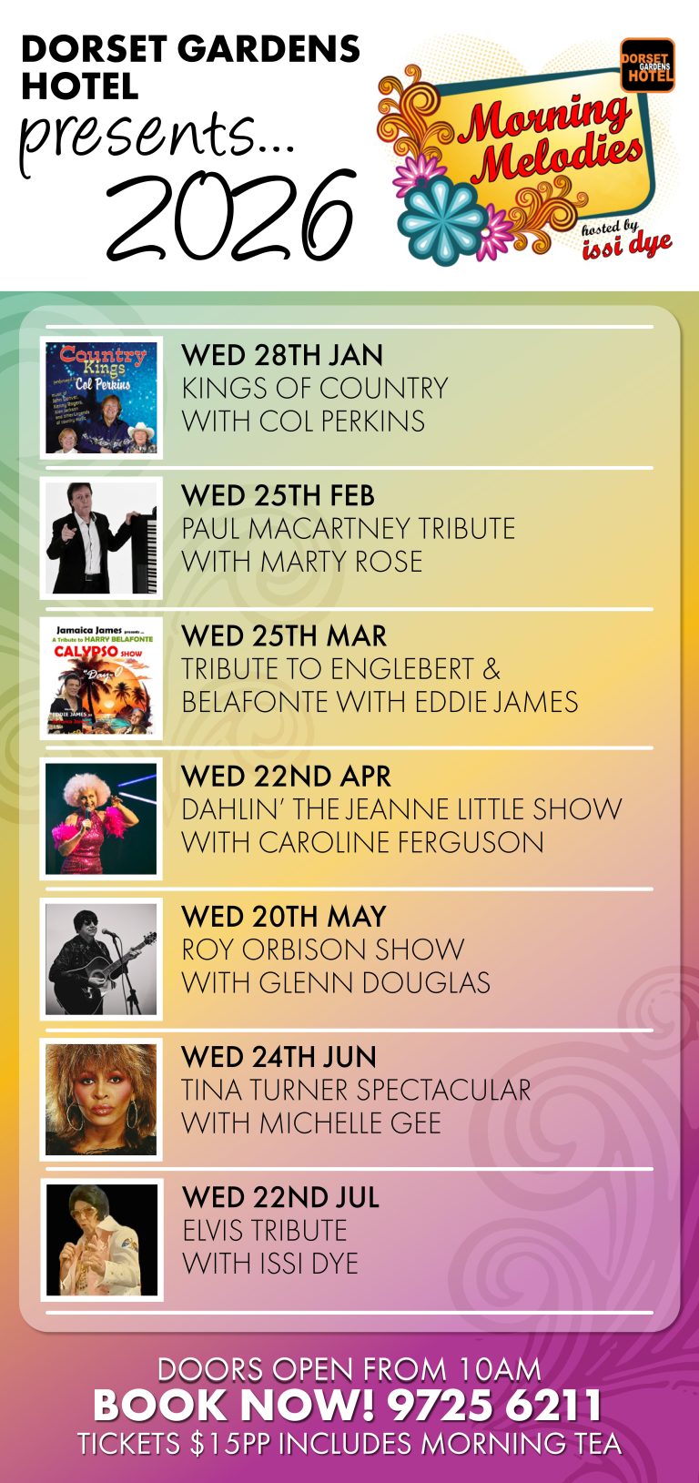 Dorset Gardens Events